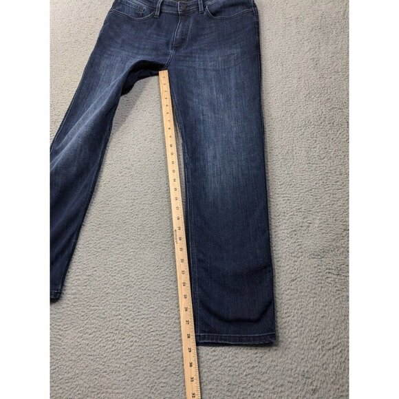 DU/ER Jeans Mens 34x30 L2X Slim Fit Technical Performance Denim Quick Dry Blue - Picture 9 of 14